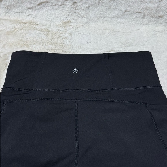 Athleta Ultimate Stash Colorblock black and purple medium leggings - Picture 12 of 15